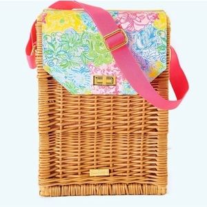 Lilly Pulitzer picnic basket